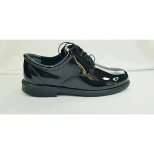 Thorogood Men's 13 Women's 15 Black Uniform Poromeric Super Shoe Academy Oxford